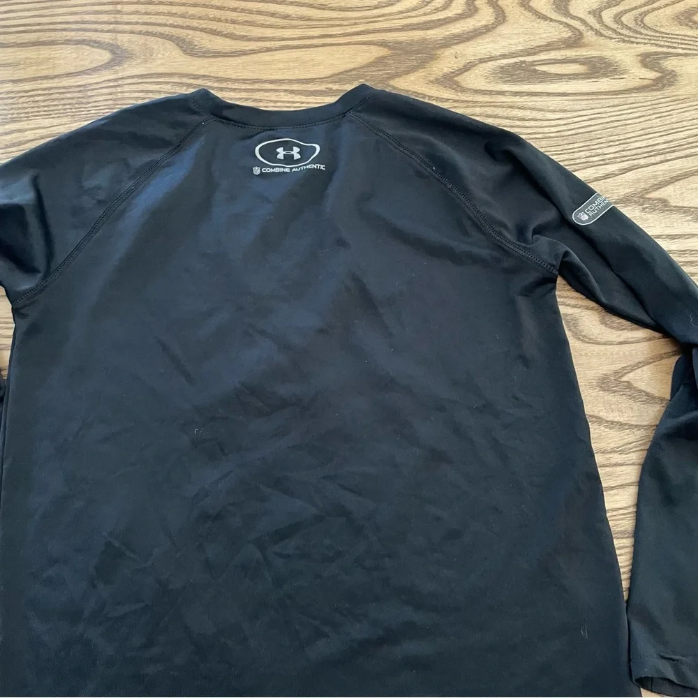 Under Armour Combine Authentic Heat Gear Long Sleeve‎ Shirt Carolina Panthers